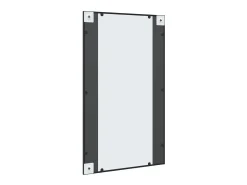 Espejo de pared negro 60x100 cm rectangular hierro