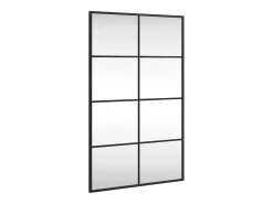 Espejo de pared negro 50x80 cm rectangular hierro