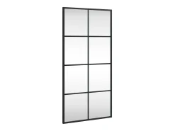 Espejo de pared negro 40x80 cm rectangular hierro