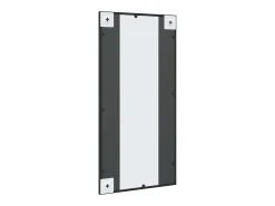 Espejo de pared negro 40x80 cm rectangular hierro