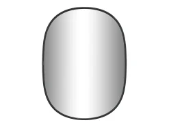 Espejo de pared negro 40x30 cm ES539821
