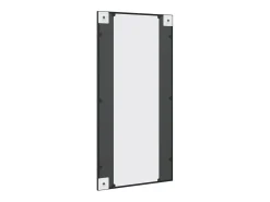 Espejo de pared negro 50x100 cm rectangular hierro