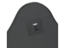 Espejo de pared negro 60x50 cm ES308571