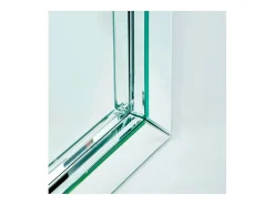 Espejo de pared Octy rectangular de cristal transparente.