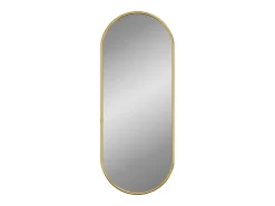 Espejo de pared ovalado dorado 60x25 cm ES405565