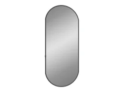 Espejo de pared ovalado negro 60x25 cm ES152690