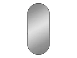Espejo de pared ovalado negro 70x30 cm ES902046