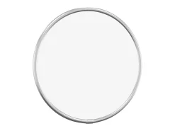 Espejo de pared plateado Ø 20 cm Redondo