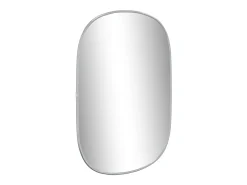 Espejo de pared plateado 60x40 cm ES998084