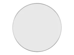 Espejo de pared plateado Ø 50 cm Redondo