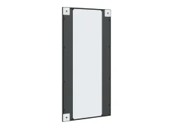 Espejo de pared rectangular de hierro negro 50x100 cm ES942146