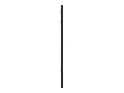 Espejo de pared rectangular de hierro negro 40x50 cm ES694874