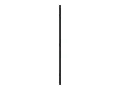 Espejo de pared rectangular de hierro negro 40x80 cm ES214271