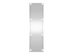 Espejo de pared rectangular con luces LED vidrio 30x100 cm ES866563