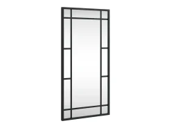 Espejo de pared rectangular de hierro negro 30x60 cm ES121152