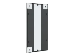 Espejo de pared rectangular de hierro negro 30x60 cm ES121152