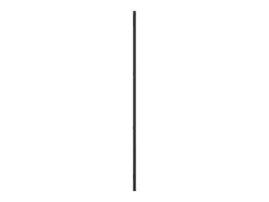 Espejo de pared rectangular de hierro negro 30x100 cm ES795985