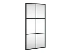 Espejo de pared rectangular de hierro negro 30x60 cm ES799849