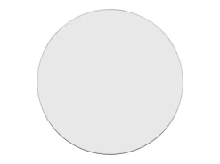 Espejo de pared redondo plateado Ø 60 cm ES797898