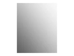Espejo de pared sin marco con luces LED de cristal rectangular