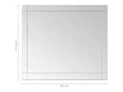 Espejo de pared 100x60 cm Cristal