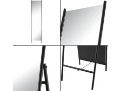 Espejo de pie 160 x 43 x 49 cm negro 03_0007975