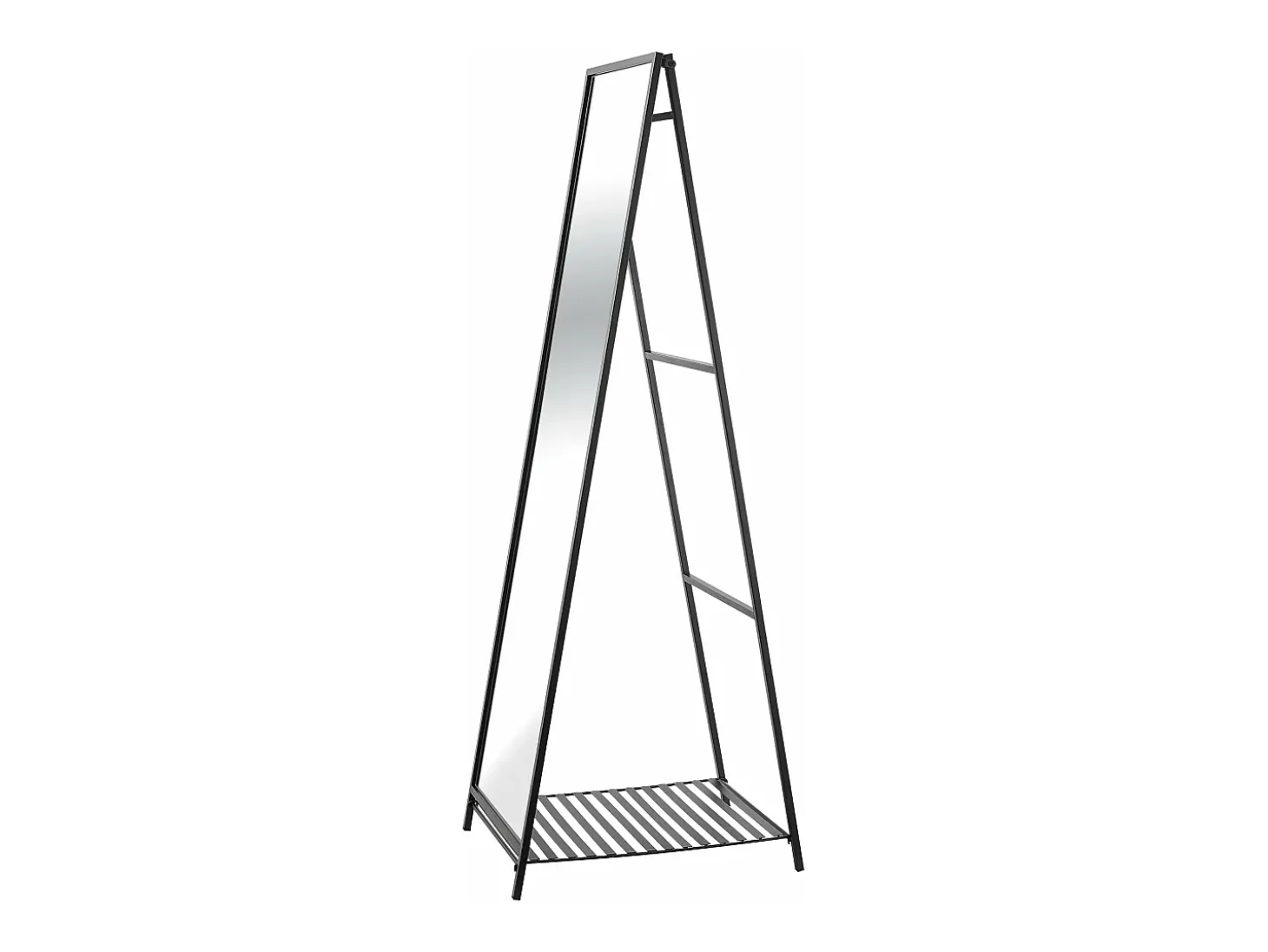 Espejo de pie 160 x 44 x 60 cm negro 03_0007977