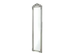 Espejo de pie inclinable 160 x 40 cm plateado 03_0007960