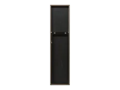 Espejo de pie inclinable de cuerpo entero 150 x 35 cm para dormitorio o baño negro 03_0007974
