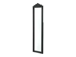 Espejo de pie inclinable 160 x 40 cm negro mate 03_0007964
