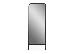 Espejo de pie OKELA de metal negro – 122 cm
