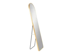 Espejo de suelo de aluminio MADRID – L 40 x H 150 cm-Color Negro