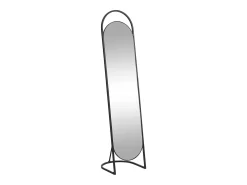Espejo de suelo de metal - An. 41 x Al. 171 cm - Negro - ZINEB