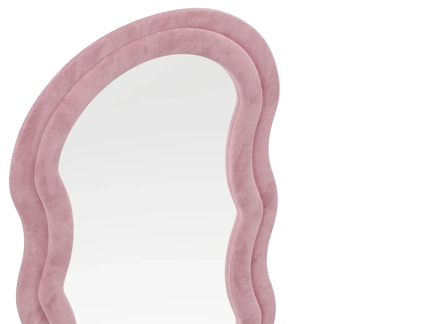 Espejo de terciopelo - L. 65 x Alt. 170 cm - Rosa - AYANI