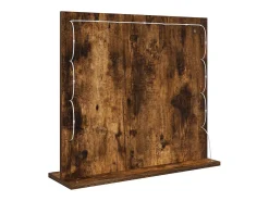 Espejo de tocador con espejo Roble ahumado 60 x 55 x 18 cm
