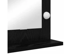 Espejo de tocador con espejo Roble negro 100 x 45 x 18 cm