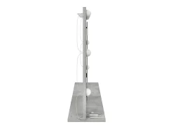 Espejo de tocador con espejo Gris hormigón 100 x 55 x 18 cm