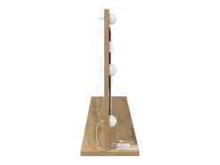 Espejo de tocador con espejo Roble artesanal 100 x 45 x 18 cm