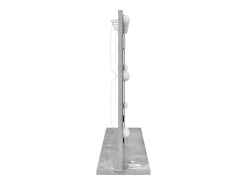 Espejo de tocador con espejo Gris hormigón 80 x 55 x 18 cm
