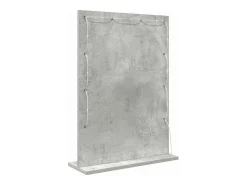 Espejo de tocador con espejo Gris hormigón 70 x 50 x 18 cm