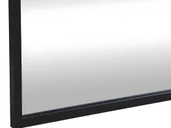 Espejo industrial desestructurado de metal - Ancho 150 x Alt. 130 cm - Negro - MALDONIA