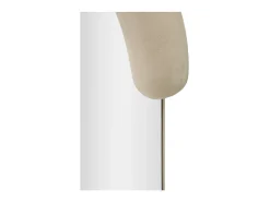 Espejo moderno de pared o de pie en terciopelo 60x160cm Chantal - Crema