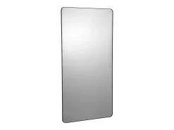 Espejo Mural SucceBuy 91,5x182,8 cm, Negro, Rectangular, Contornos en Aleación de Aluminio