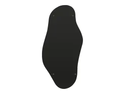 Espejo orgánico de madera de hevea, An. 50 x Alt. 100 cm, Natural oscuro, YAOLI