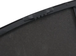 Espejo orgánico de metal - Ancho 72 x Alt. 35 cm - Negro - MANAROLA