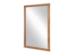 Espejo rectangular con borde de madera de acacia - 90 x 60 cm - SEPANG