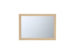 Espejo rectangular con contorno de roble, Ancho 50 x Alt. 70 x Prof. 2,2, TIMEA