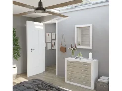 Espejo rectangular Kira Andersen Pino - Gris