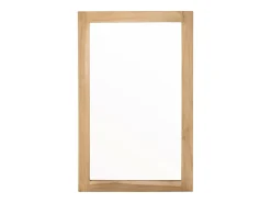 Espejo rectangular maciza de mindi 50x80 cm