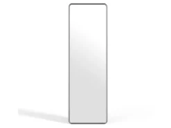 Espejo rectangular metálico, An. 55x Alt. 170 cm, Cromado, REFLEYA